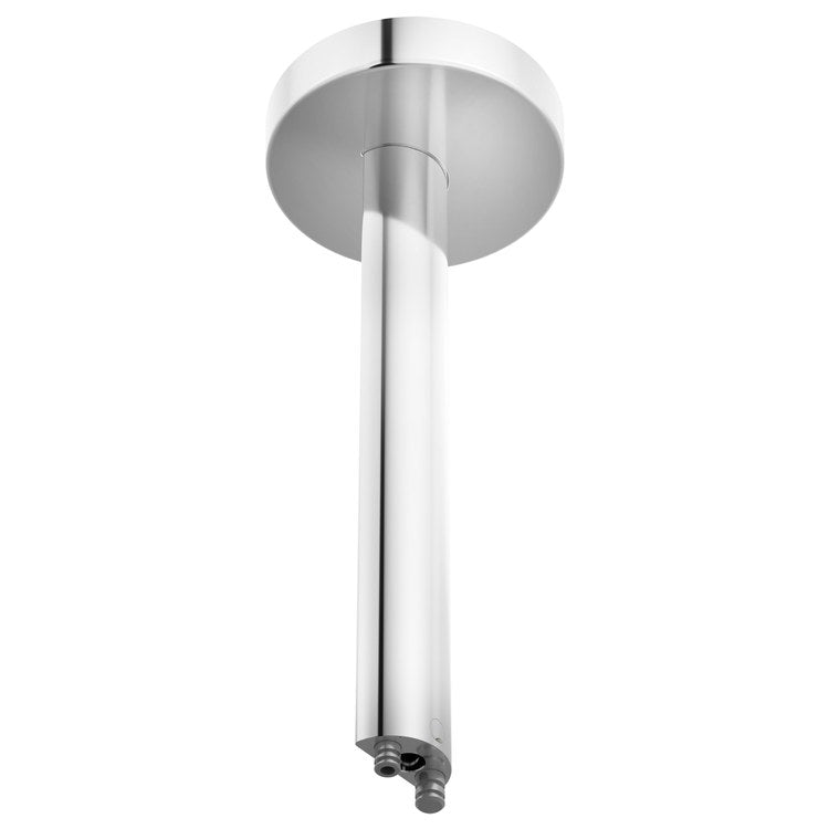 Shower Arm Roccesco with Flange Polished Chrome 12 Inch Ceiling
