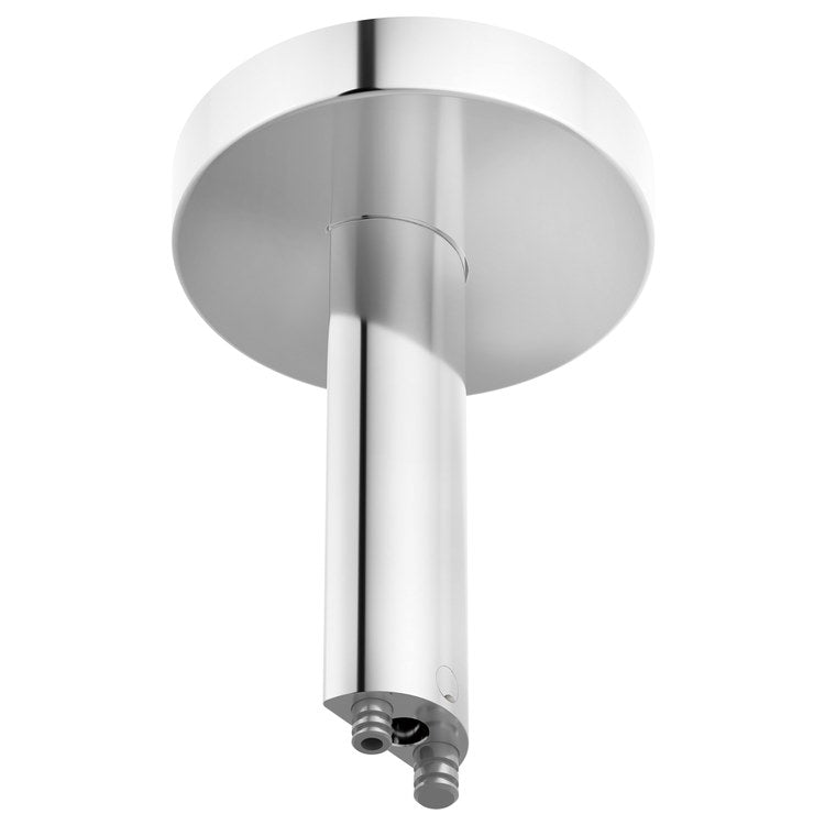 Shower Arm Roccesco with Flange Polished Chrome 6 Inch Ceiling