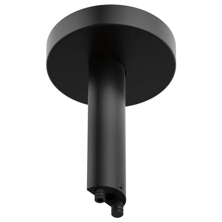 Shower Arm Roccesco with Flange Matte Black 6 Inch Ceiling - Image 1