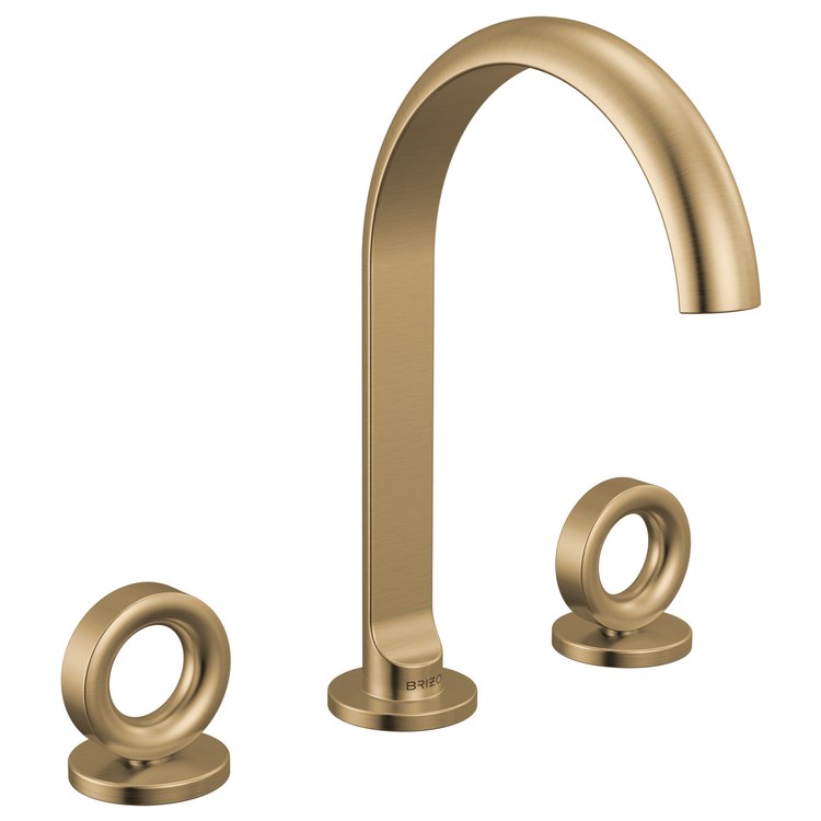 Handle Kit Roccesco 2 Knob Widespread Brilliance Luxe Gold for Lavatory - Image 3