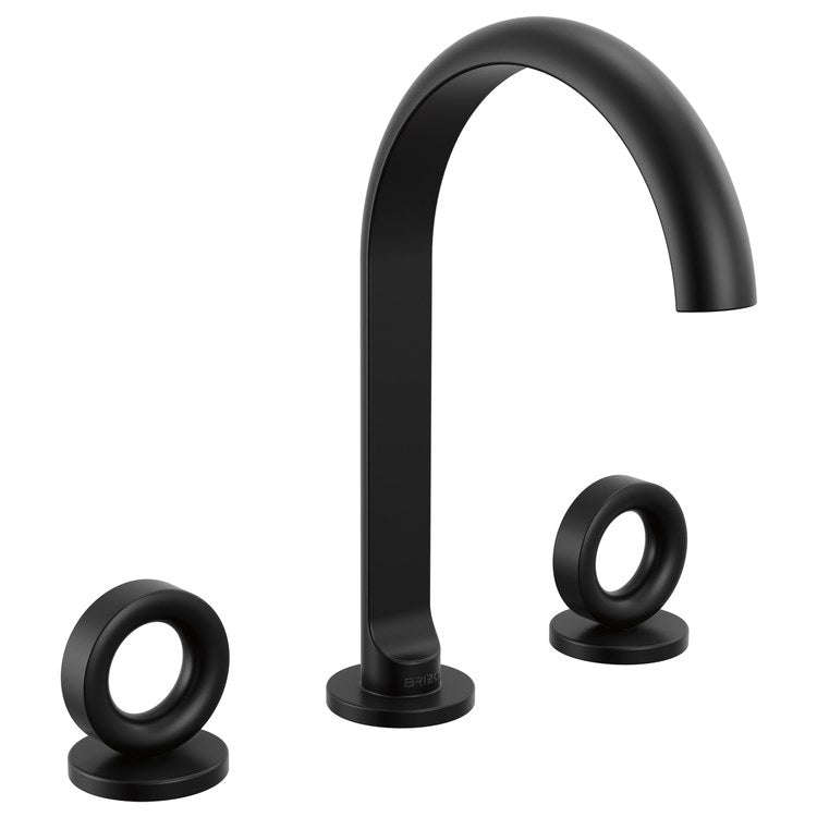 Handle Kit Roccesco 2 Knob Widespread Matte Black for Lavatory - Image 2