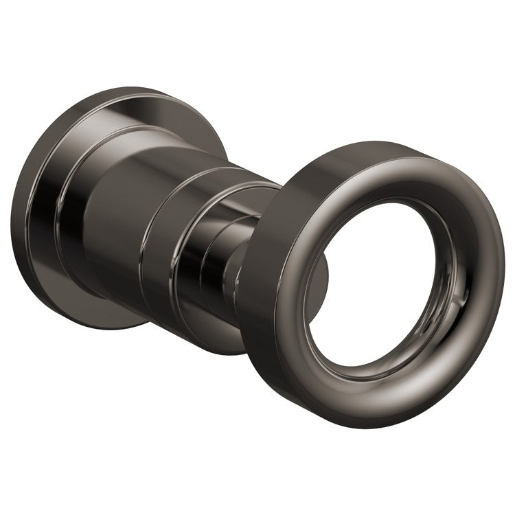 Handle Kit Roccesco 1 Knob Wall Mount Brilliance Black Onyx ADA