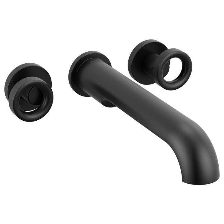 Handle Kit Roccesco 2 Knob Wall Mount Matte Black for T704110 - Image 2