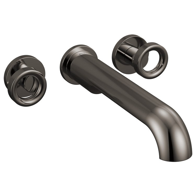 Handle Kit Roccesco 2 Knob Wall Mount Brilliance Black Onyx for T704110 - Image 2
