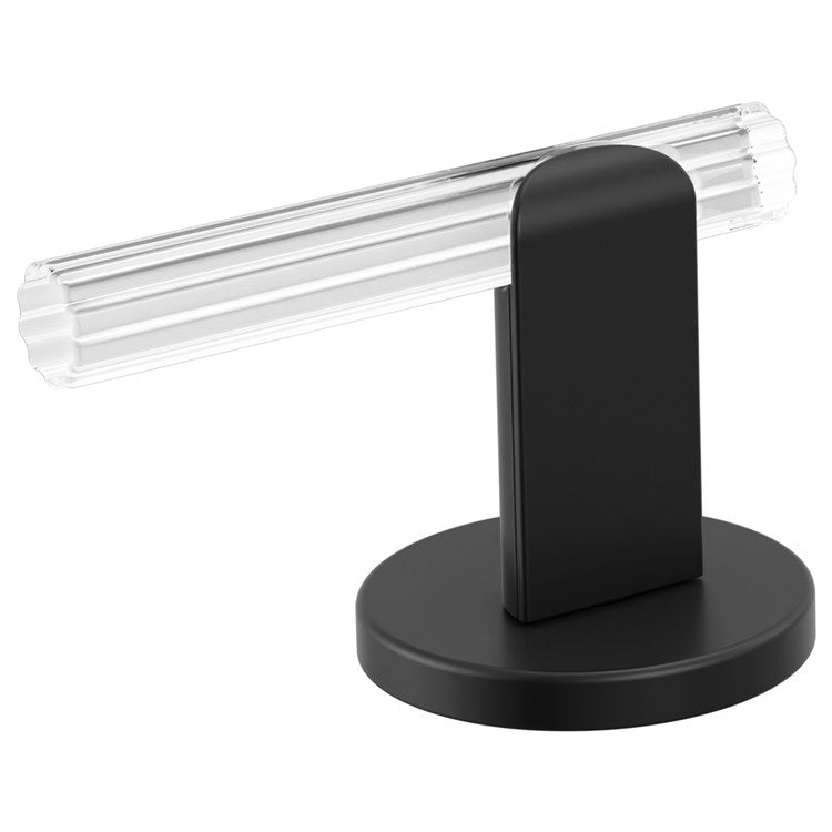 Handle Kit Roccesco Reed Glass 2 Lever Widespread Matte Black/Clear ADA