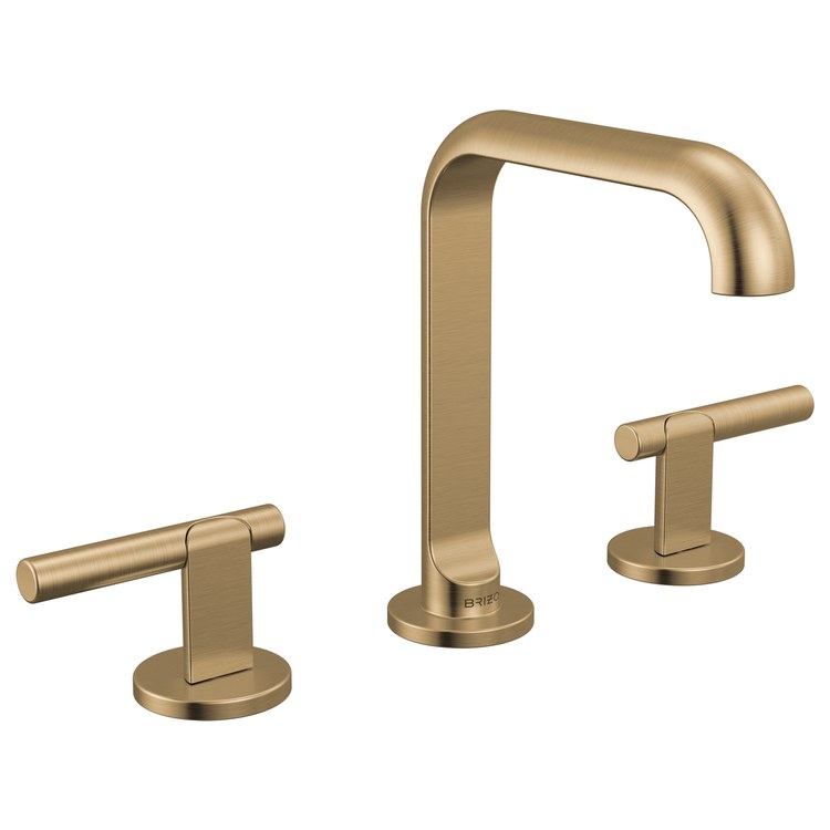 Handle Kit Roccesco 2 Lever Widespread Brilliance Luxe Gold ADA - Image 3