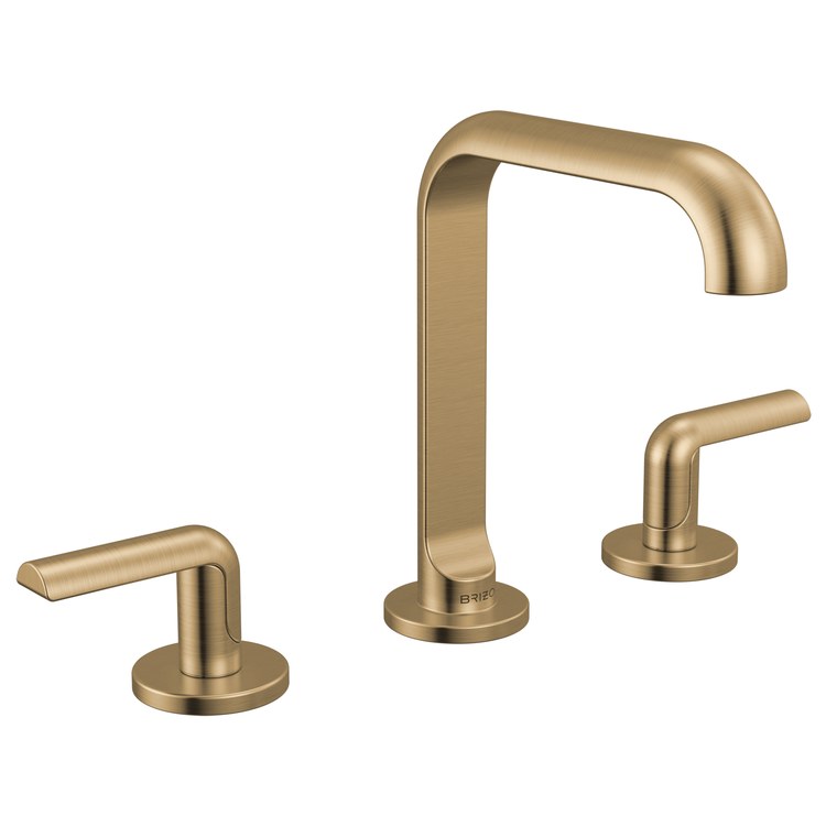 Handle Kit Roccesco 2 Bent Lever Widespread Brilliance Luxe Gold ADA - Image 2