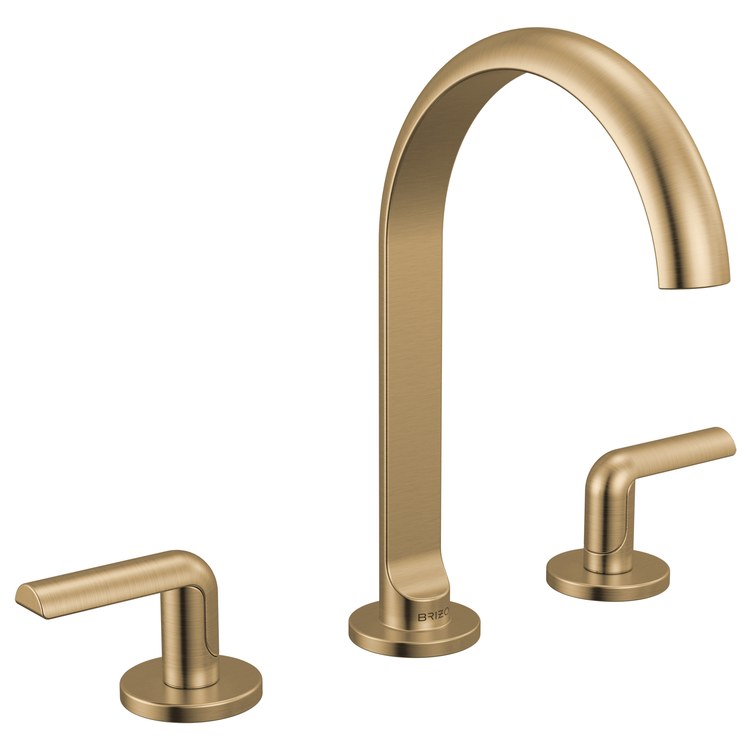 Handle Kit Roccesco 2 Bent Lever Widespread Brilliance Luxe Gold ADA - Image 3