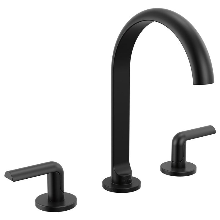Handle Kit Roccesco 2 Bent Lever Widespread Matte Black ADA - Image 2