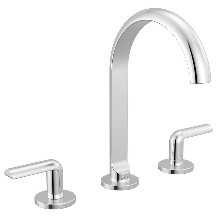 Handle Kit Roccesco 2 Bent Lever Widespread Polished Chrome ADA - Image 2
