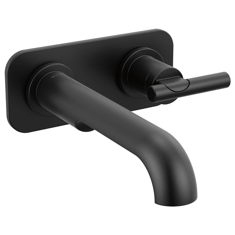 Handle Kit Roccesco 1 Lever Wall Mount Matte Black ADA - Image 2
