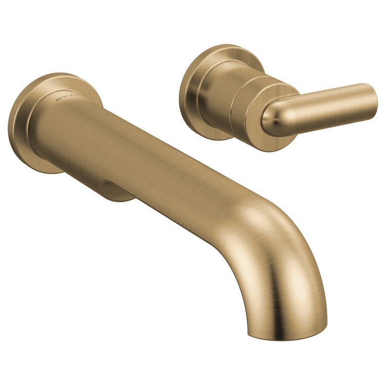 Handle Kit Roccesco 1 Bent Lever Wall Mount Brilliance Luxe Gold ADA - Image 2