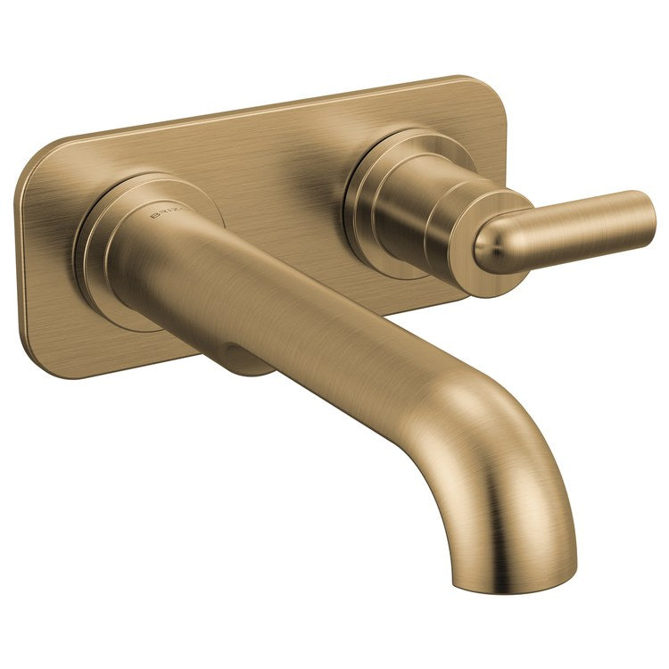 Handle Kit Roccesco 1 Bent Lever Wall Mount Brilliance Luxe Gold ADA - Image 3