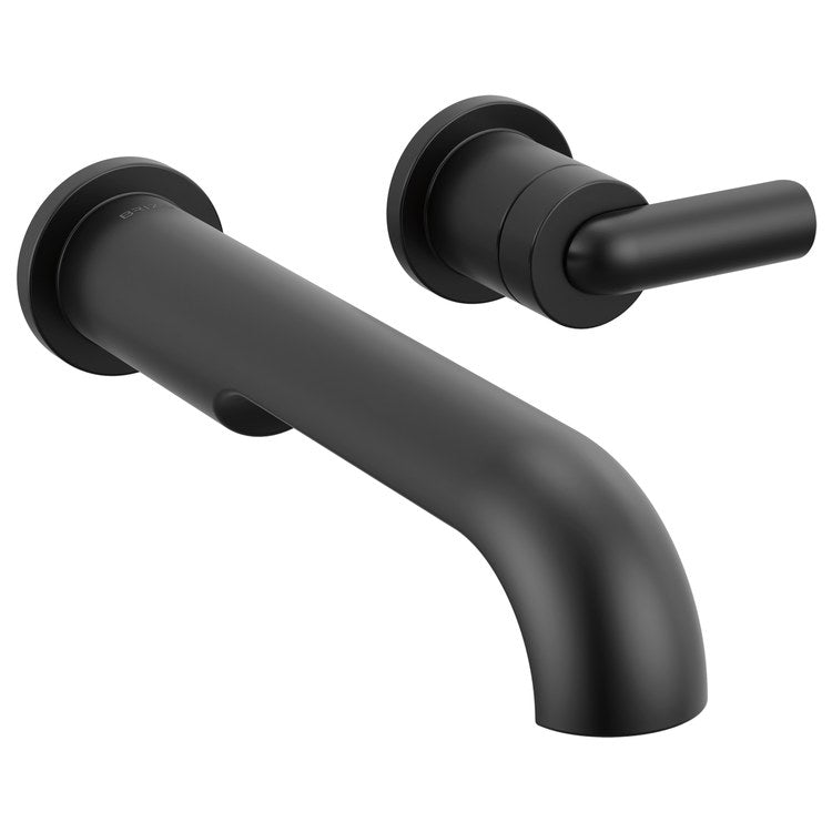 Handle Kit Roccesco 1 Bent Lever Wall Mount Matte Black ADA - Image 3