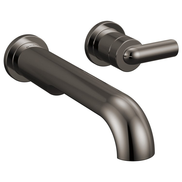 Handle Kit Roccesco 1 Bent Lever Wall Mount Brilliance Black Onyx ADA - Image 2