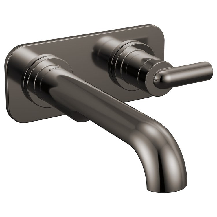 Handle Kit Roccesco 1 Bent Lever Wall Mount Brilliance Black Onyx ADA - Image 3