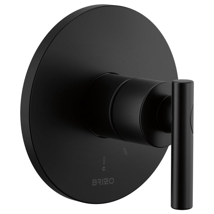 Handle Kit Roccesco 1 Lever Matte Black ADA for Pressure Balance Valve Trim - Image 2