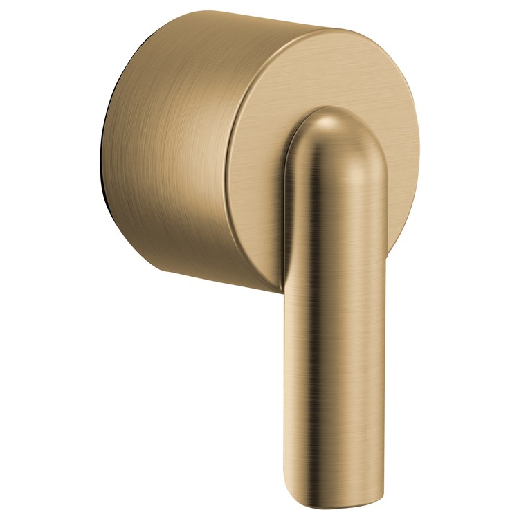 Handle Kit Roccesco 1 Bent Lever Brilliance Luxe Gold ADA for Pressure Balance Valve Trim