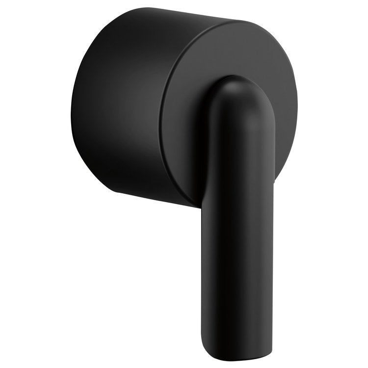 Handle Kit Roccesco 1 Bent Lever Matte Black ADA for Pressure Balance Valve Trim