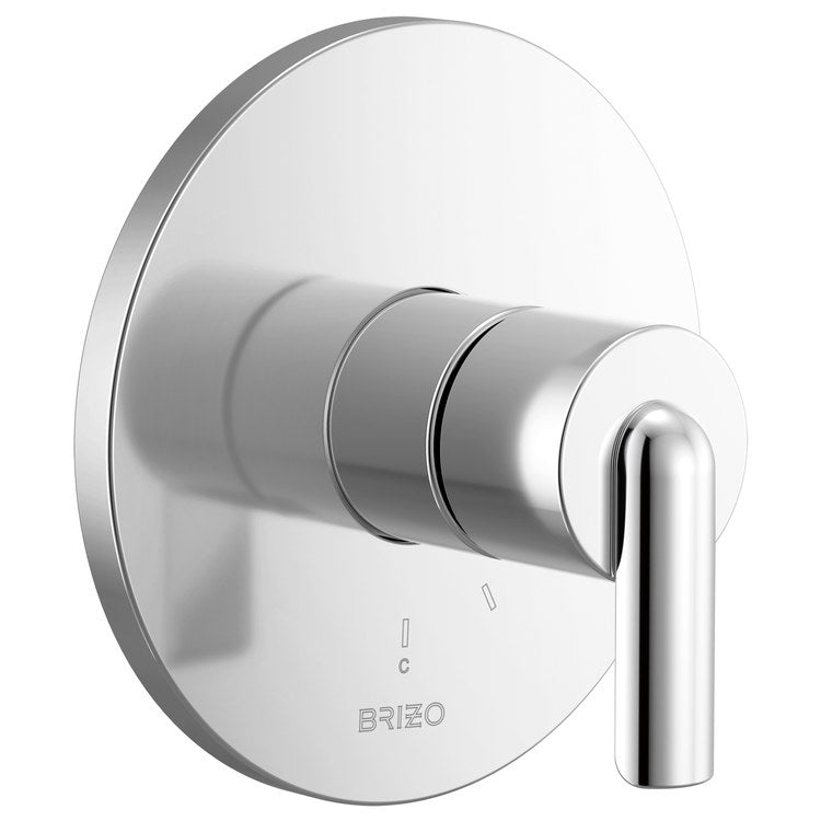Handle Kit Roccesco 1 Bent Lever Polished Chrome ADA for Pressure Balance Valve Trim - Image 2