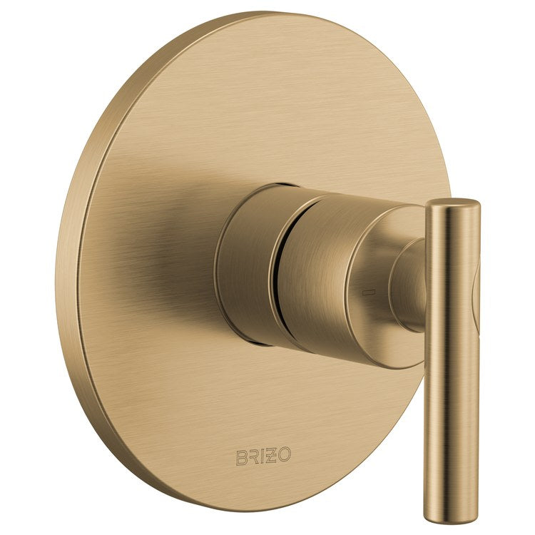 Handle Kit Roccesco 1 Lever Luxe Gold for Sensori Thermostatic Valve Trim - Image 2