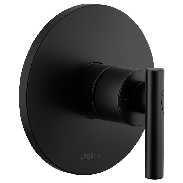 Handle Kit Roccesco 1 Lever Matte Black for Sensori Thermostatic Valve Trim - Image 2