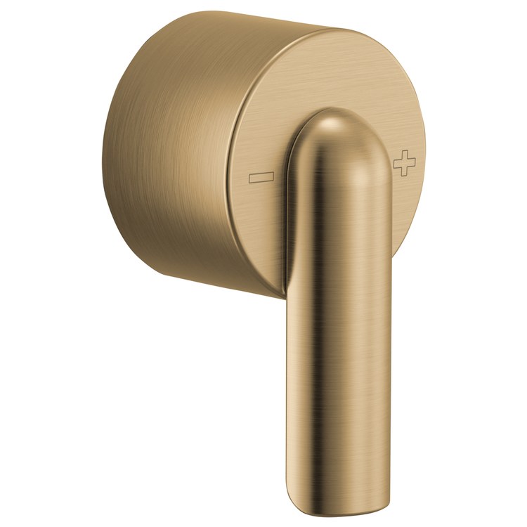 Handle Kit Roccesco 1 Bent Lever Luxe Gold ADA for Sensori Thermostatic Valve Trim