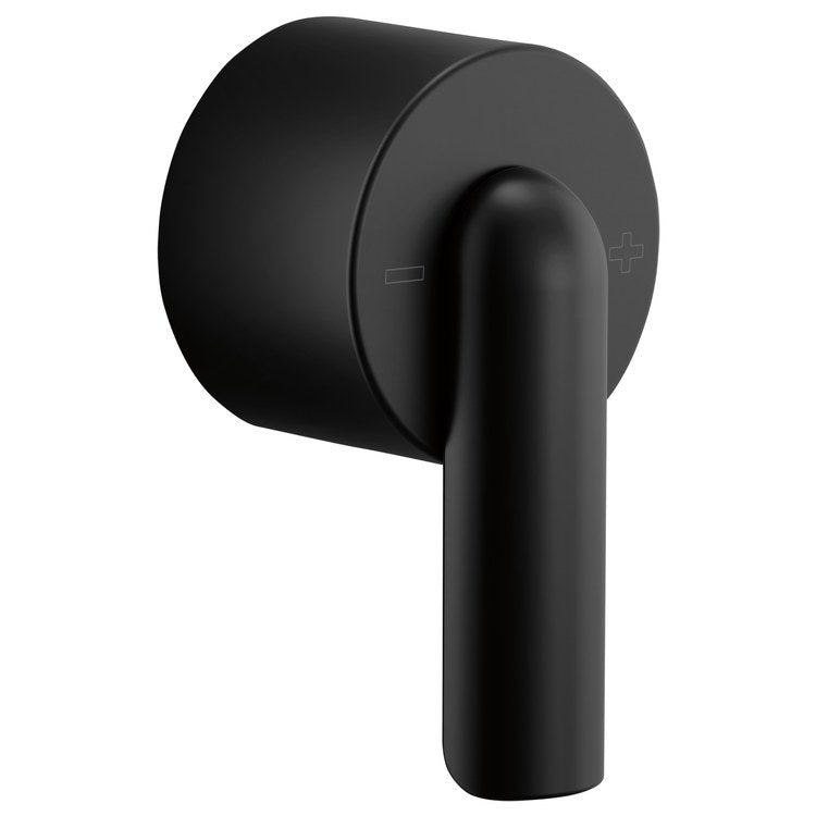 Handle Kit Roccesco 1 Bent Lever Matte Black ADA for Sensori Thermostatic Valve Trim