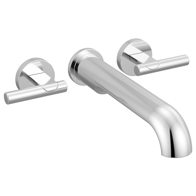 Handle Kit Roccesco 2 Lever Polished Chrome ADA for Wall Mount Tub Filler - Image 2