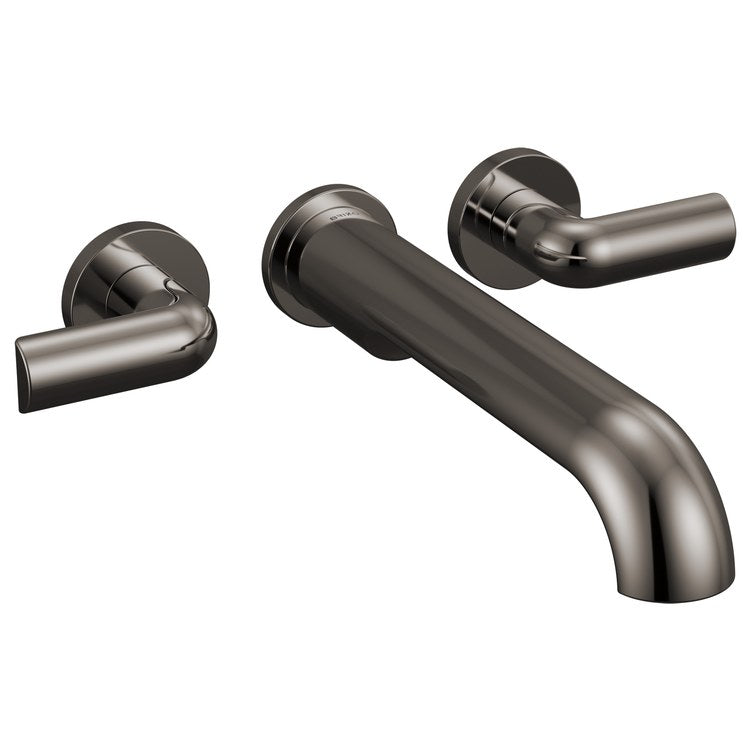 Handle Kit Roccesco 2 Bent Lever Brilliance Black Onyx ADA for Wall Mount Tub Filler - Image 2