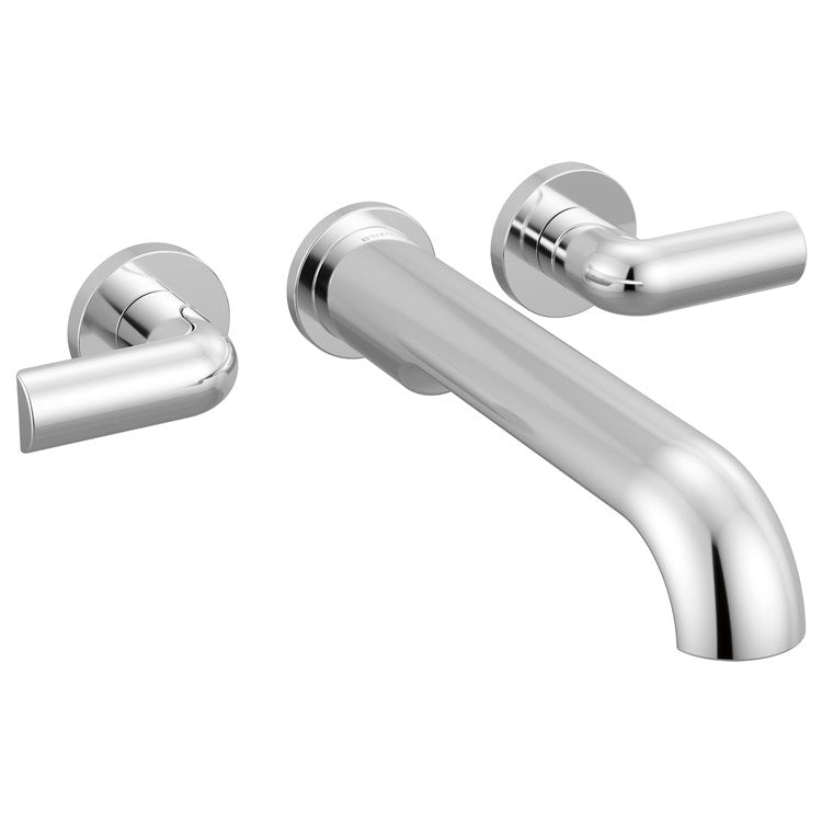 Handle Kit Roccesco 2 Bent Lever Polished Chrome ADA for Wall Mount Tub Filler - Image 2