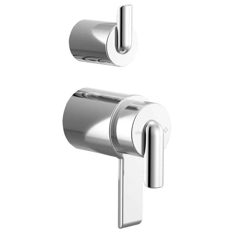 Handle Kit Roccesco TempAssure 3 Bent Lever Integrated Diverter Polished Chrome