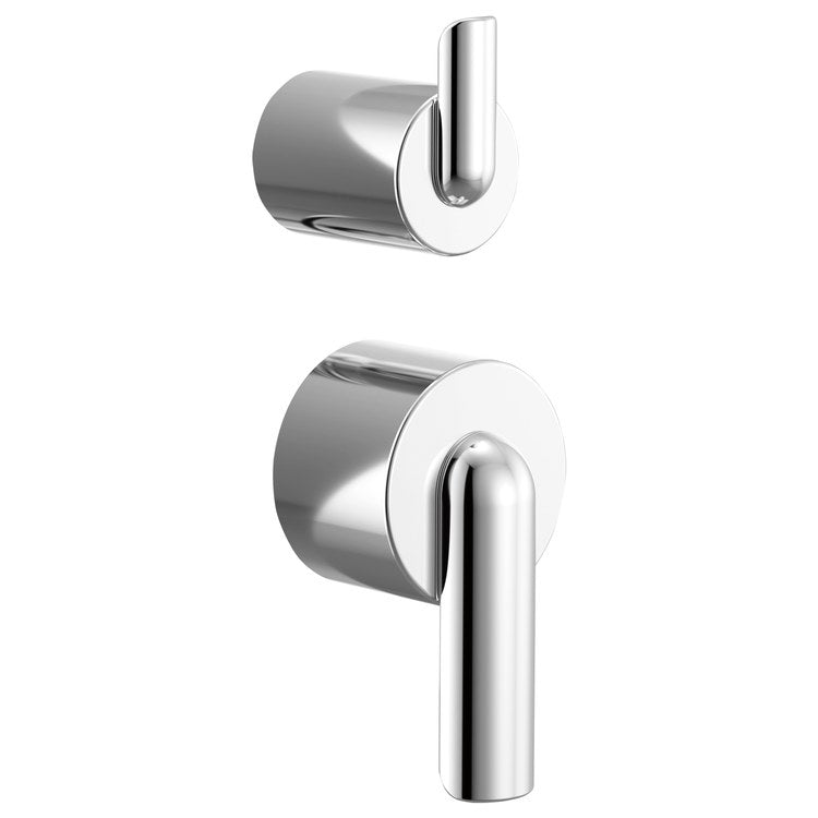 Handle Kit Roccesco 2 Bent Lever Polished Chrome ADA for Pressure Balance Valve with Integrated Diverter Trim