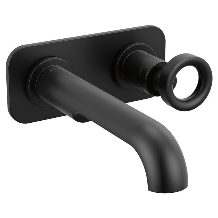 Escutcheon Roccesco Optional Wall Plate Matte Black for Single Handle Lavatory - Image 2