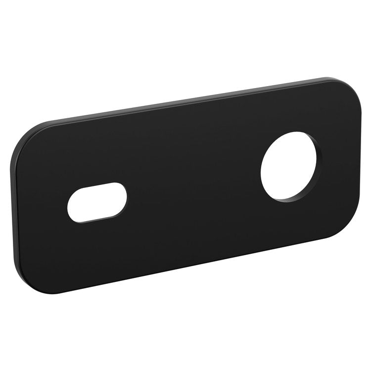 Escutcheon Roccesco Optional Wall Plate Matte Black for Single Handle Lavatory - Image 1