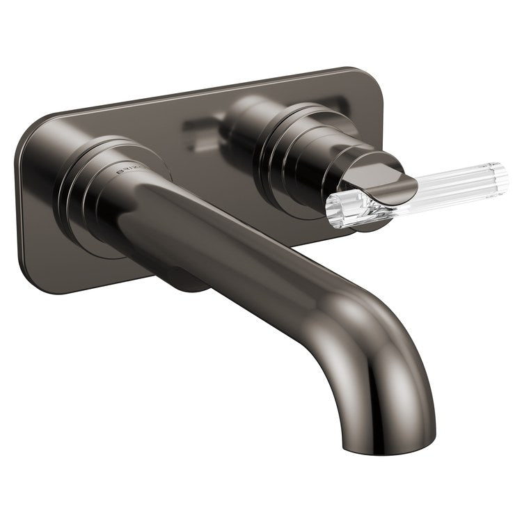Escutcheon Roccesco Optional Wall Plate Brilliance Black Onyx for Single Handle Lavatory - Image 3