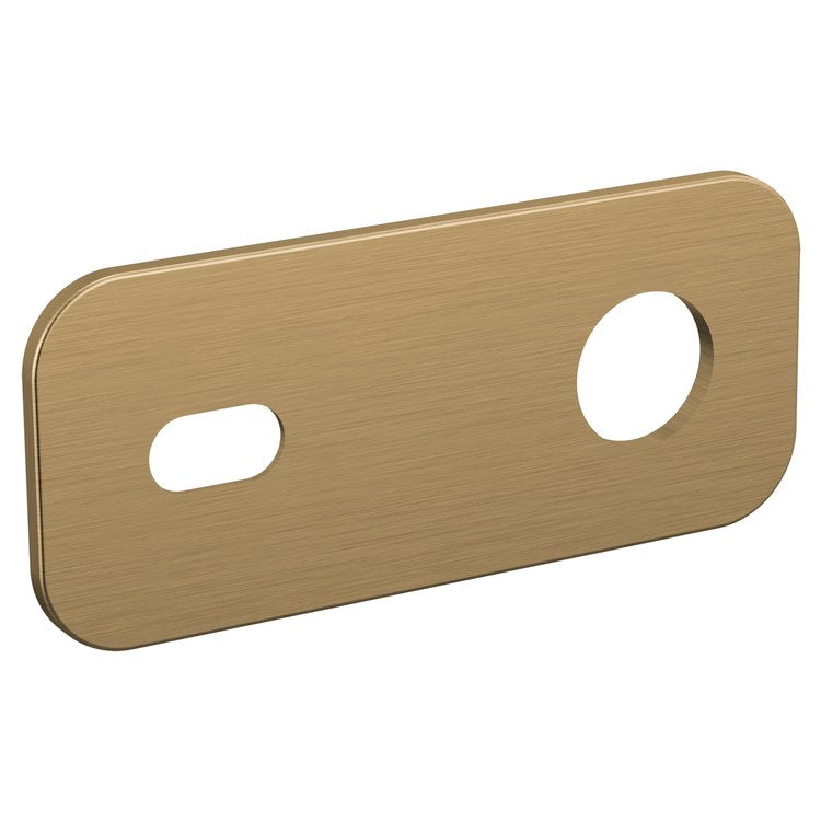 Escutcheon Roccesco Optional Wall Plate Luxe Gold for Single Handle Lavatory