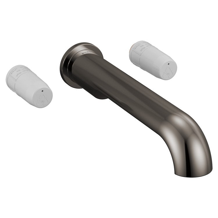Tub Filler Trim Roccesco Less Handle Brilliance Black Onyx 8 Inch Spread Wall 9.3 Gallons per Minute - Image 1