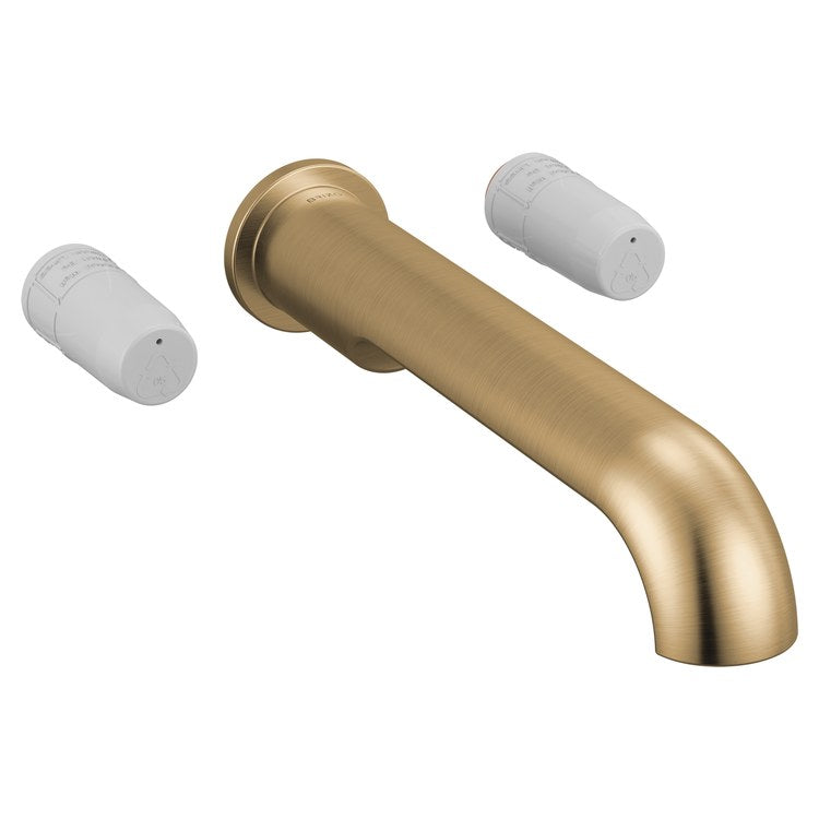 Tub Filler Trim Roccesco Less Handle Luxe Gold 8 Inch Spread Wall 9.3 Gallons per Minute - Image 1