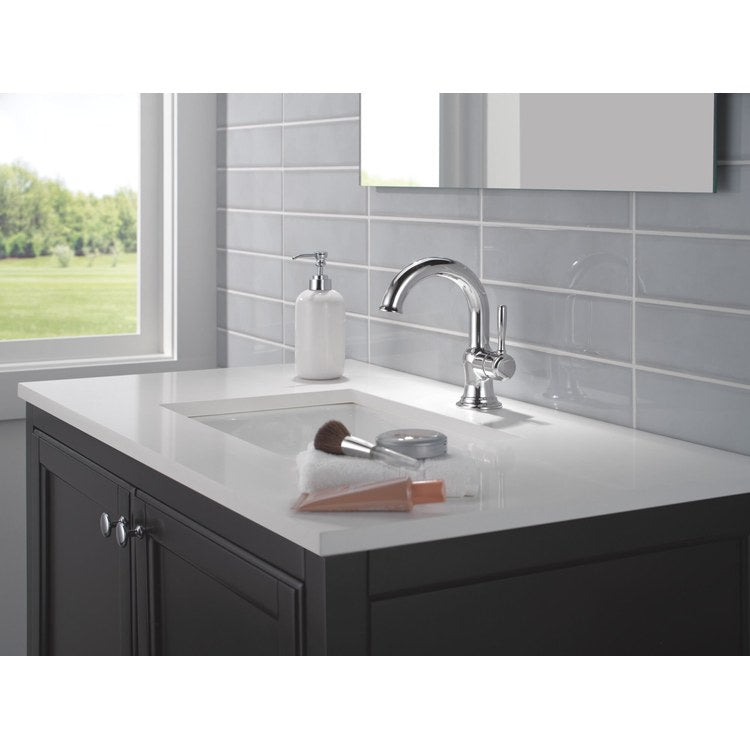 Lavatory Faucet Roe 1 Lever ADA WaterSense Chrome 1.2 Gallons per Minute Push Pop-Up 1/3 Hole - Image 3