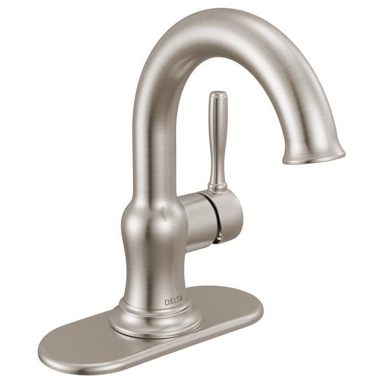 Lavatory Faucet Roe 1 Lever ADA WaterSense Brilliance Stainless 1.2 Gallons per Minute Push Pop-Up 1/3 Hole - Image 2