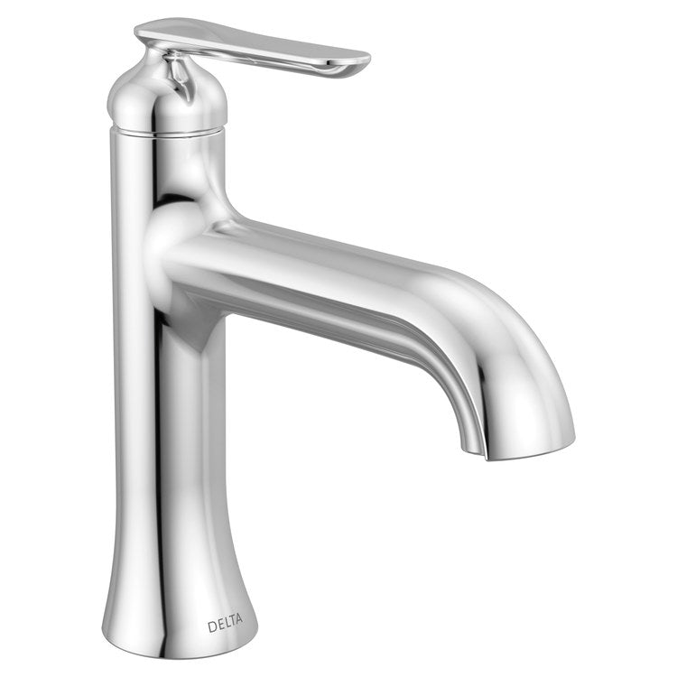 Lavatory Faucet Bonacci 1 Lever ADA WaterSense Lumicoat Chrome 1.2 Gallons per Minute Deck Push Pop-Up with Flange and Stopper 1/3 Hole - Image 1
