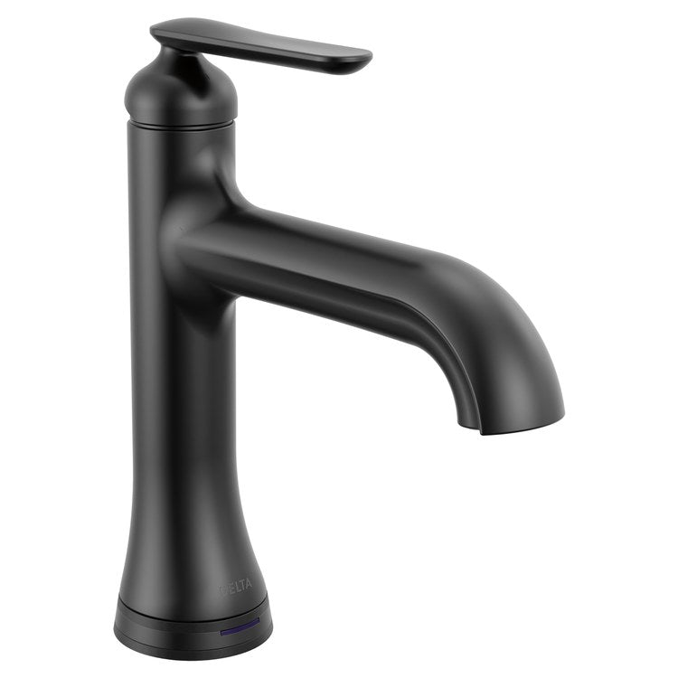 Lavatory Faucet Bonacci Touchless 1 Lever ADA WaterSense Matte Black 1.2 Gallons per Minute Deck Push Pop-Up with Flange and Stopper 1/3 Hole TempSense/Touch2O
