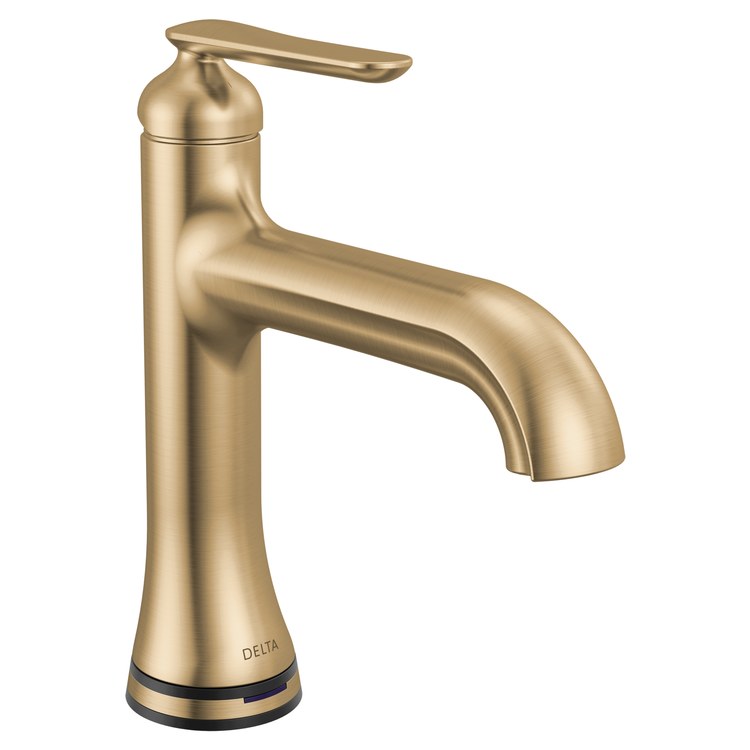 Lavatory Faucet Bonacci Touchless 1 Lever ADA WaterSense Lumicoat Champagne Bronze 1.2 Gallons per Minute Deck Push Pop-Up with Flange and Stopper 1/3 Hole TempSense/Touch2O - Image 1