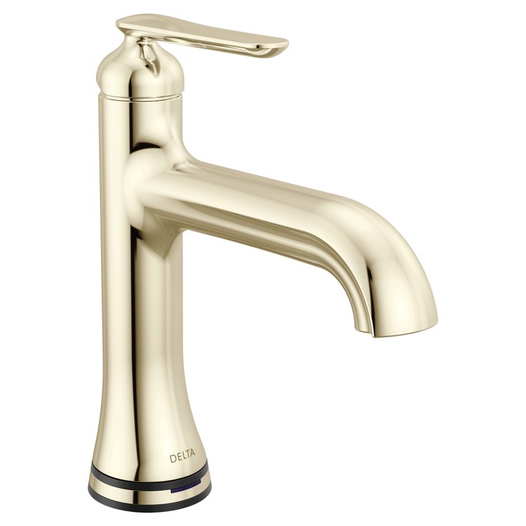 Lavatory Faucet Bonacci Touchless 1 Lever ADA WaterSense Lumicoat Polished Nickel 1.2 Gallons per Minute Deck Push Pop-Up with Flange and Stopper 1/3 Hole TempSense/Touch2O - Image 1