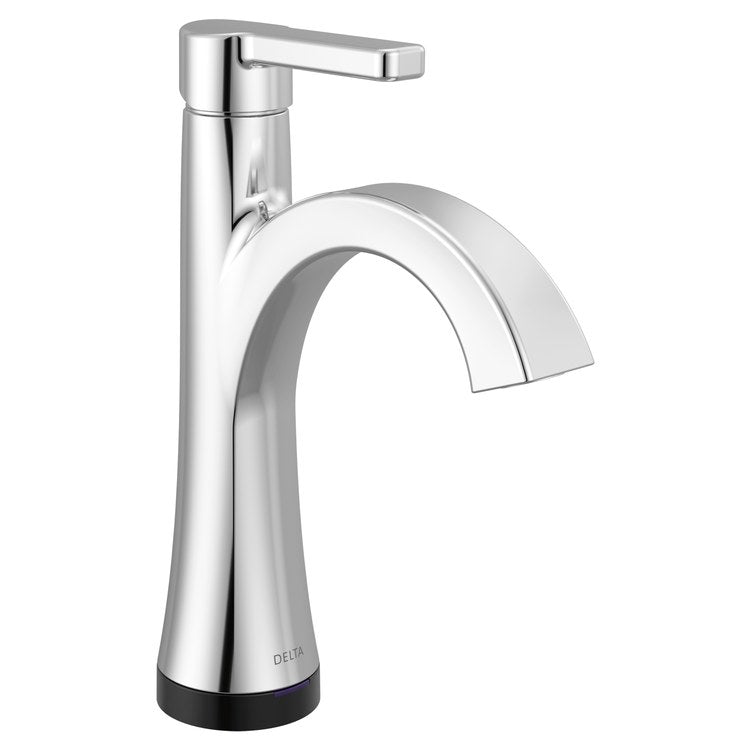 Lavatory Faucet Lineax Touch2O Touchless 1 Lever ADA WaterSense Chrome 1.2 Gallons per Minute Deck Rigid Metal Push Pop-Up 1/3 Hole TempSense