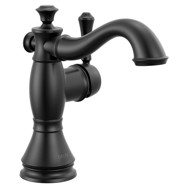 Lavatory Faucet Cassidy 1 Lever ADA WaterSense/CALGreen Matte Black 1.2 Gallons per Minute Deck Metal Push Pop-Up 1/3 Hole - Image 1