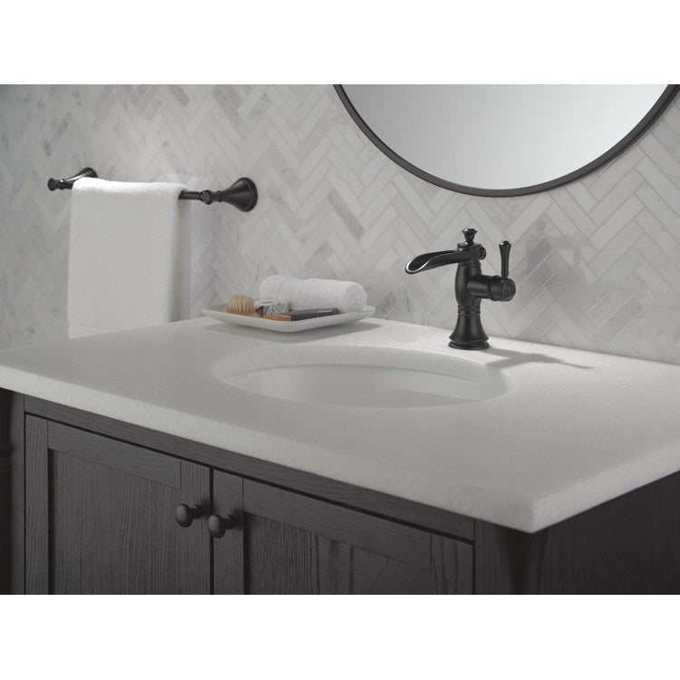 Lavatory Faucet Cassidy 1 Lever ADA WaterSense Matte Black 1.2 Gallons per Minute Deck Channel Metal Pop-Up 1/3 Hole - Image 3