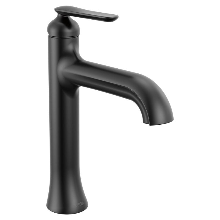 Lavatory Faucet Bonacci 1 Lever ADA WaterSense Matte Black 1.2 Gallons per Minute Deck Less Drain 1 Hole - Image 1