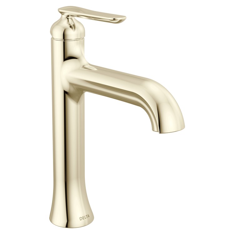 Lavatory Faucet Bonacci 1 Lever ADA WaterSense Lumicoat Polished Nickel 1.2 Gallons per Minute Deck Less Drain 1 Hole - Image 1